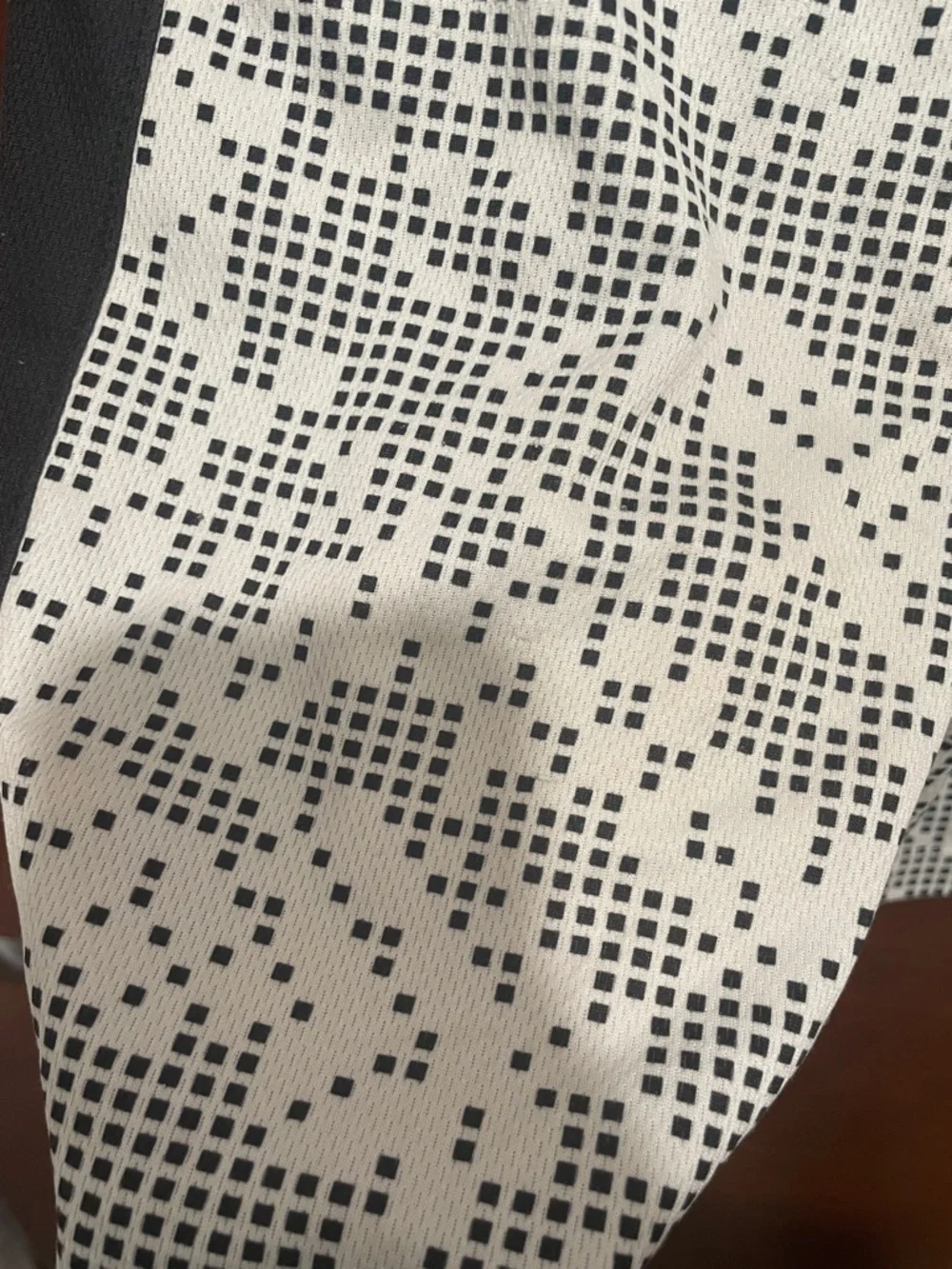 Nike Men’s Black & White Pixel-Print Athletic Shorts